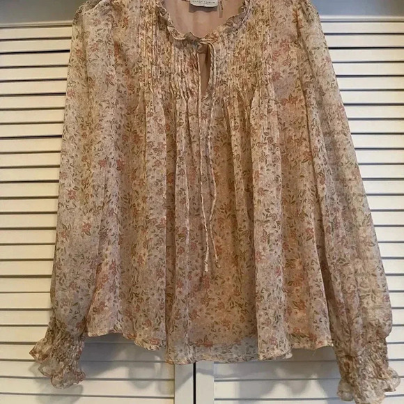 Floral floral BoHo blouse  - Picture 1 of 5